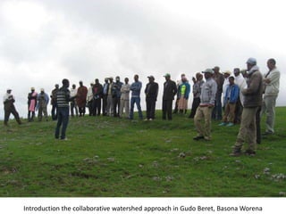 Photo report on landscape-based exchange visits between local partners of the Basona Worena and Lemo Africa RISING sites, Ethiopia, 11-13 May 2016