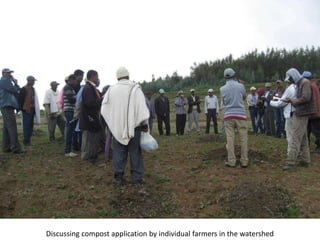 Photo report on landscape-based exchange visits between local partners of the Basona Worena and Lemo Africa RISING sites, Ethiopia, 11-13 May 2016