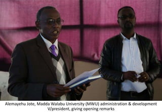 Photo report of the Training of Trainers on Scaling of Africa RISING Project validated technologies/innovations in the Ethiopian Highlands, Bale Robe, Oromia, 2-4 May 2017