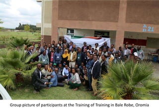 Photo report of the Training of Trainers on Scaling of Africa RISING Project validated technologies/innovations in the Ethiopian Highlands, Bale Robe, Oromia, 2-4 May 2017
