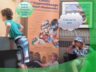 Bonjour, puis-je m’inscrire à votre école.C’est qui ce gars