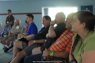 Week 1 Summer Programming at Sorrento Centre 2014
 