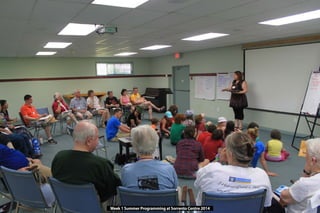 Week 1 Summer Programming at Sorrento Centre 2014
 