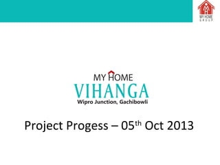 Project Progess – 05th
Oct 2013
 