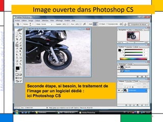 Image ouverte dans Photoshop CS
Médiathèque de Lorient




                         Seconde étape, si besoin, le traitemen...
