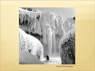 Gel des chutes du Niagara 