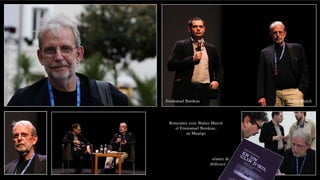 Emmanuel Burdeau                  Walter Murch




 Rencontre avec Walter Murch
    et Emmanuel Burdeau,
         au Manège




                      séance de
                     dédicace
 