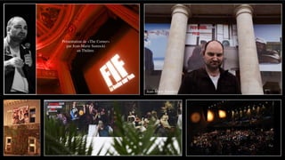 Présentation de «The Corner»
  par Jean-Marie Samocki
         au Théâtre.




                               Jean-Marie Samocki
 