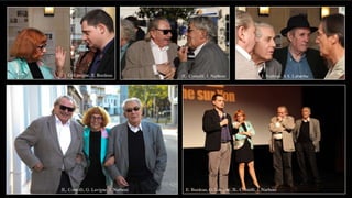 G. Lavigne, E. Burdeau             JL. Comolli, J. Narboni                  J. Narboni, A S. Labarthe




JL. Comolli, G. Lavigne, J. Narboni     E. Burdeau, G. Lavigne, JL. Comolli, J. Narboni
 