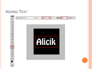 Adding Text