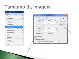 Apresentação sobre conceitos básicos do Adobe Photoshop