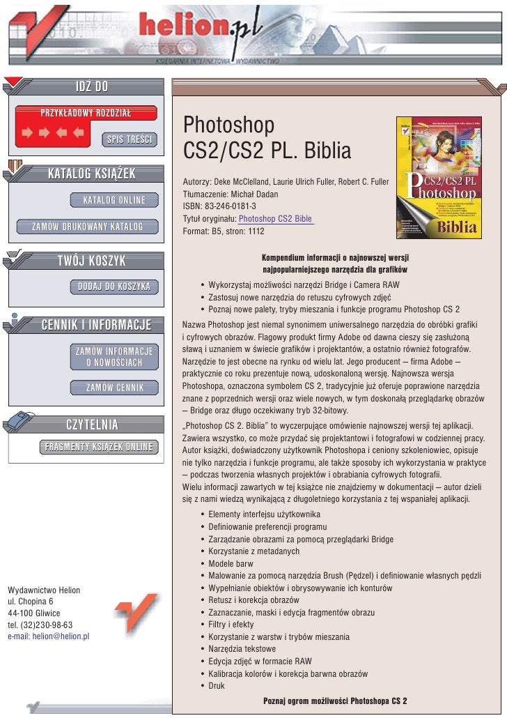 Photoshop Cs2cs2 Pl Biblia