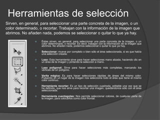 HERRAMIENTAS DE “PINTURA”