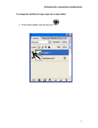 Using Cs2 Photo Effects Photoshop - Module 2 | PDF