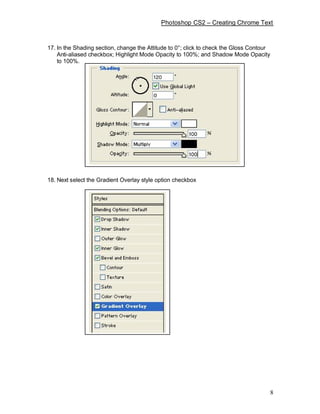 Module Photoshop Photoshop - Module 5 | PDF