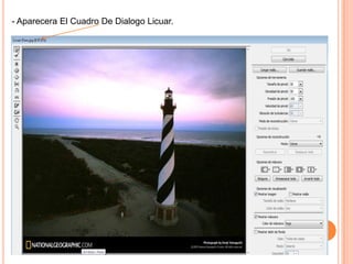 - Aparecera El Cuadro De Dialogo Licuar.
 