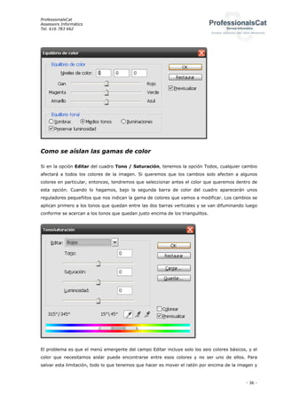 Color Pdf Infomatic Photoshop basico | PDF
