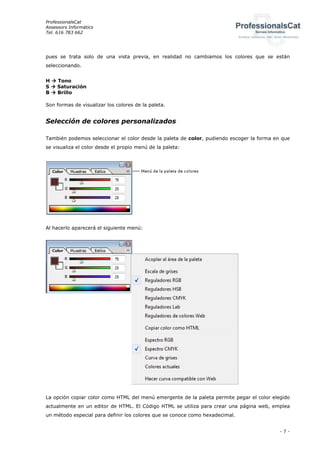 Color Pdf Infomatic Photoshop basico | PDF