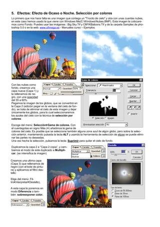 Creamos una ultima capa
(Capa 3) que rellenamos de
negro (con el bote de pintu-
ra) y aplicamos el filtro des-
tello:
Elig...