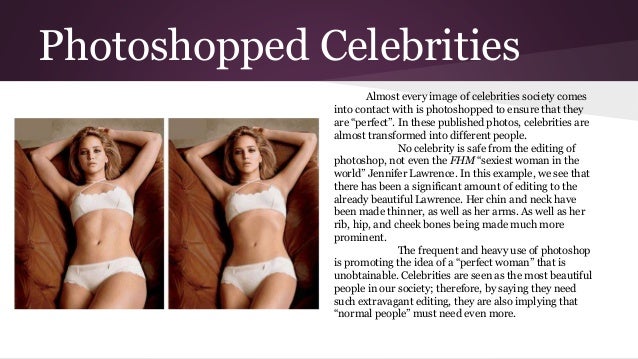 Celebrities in the media essay