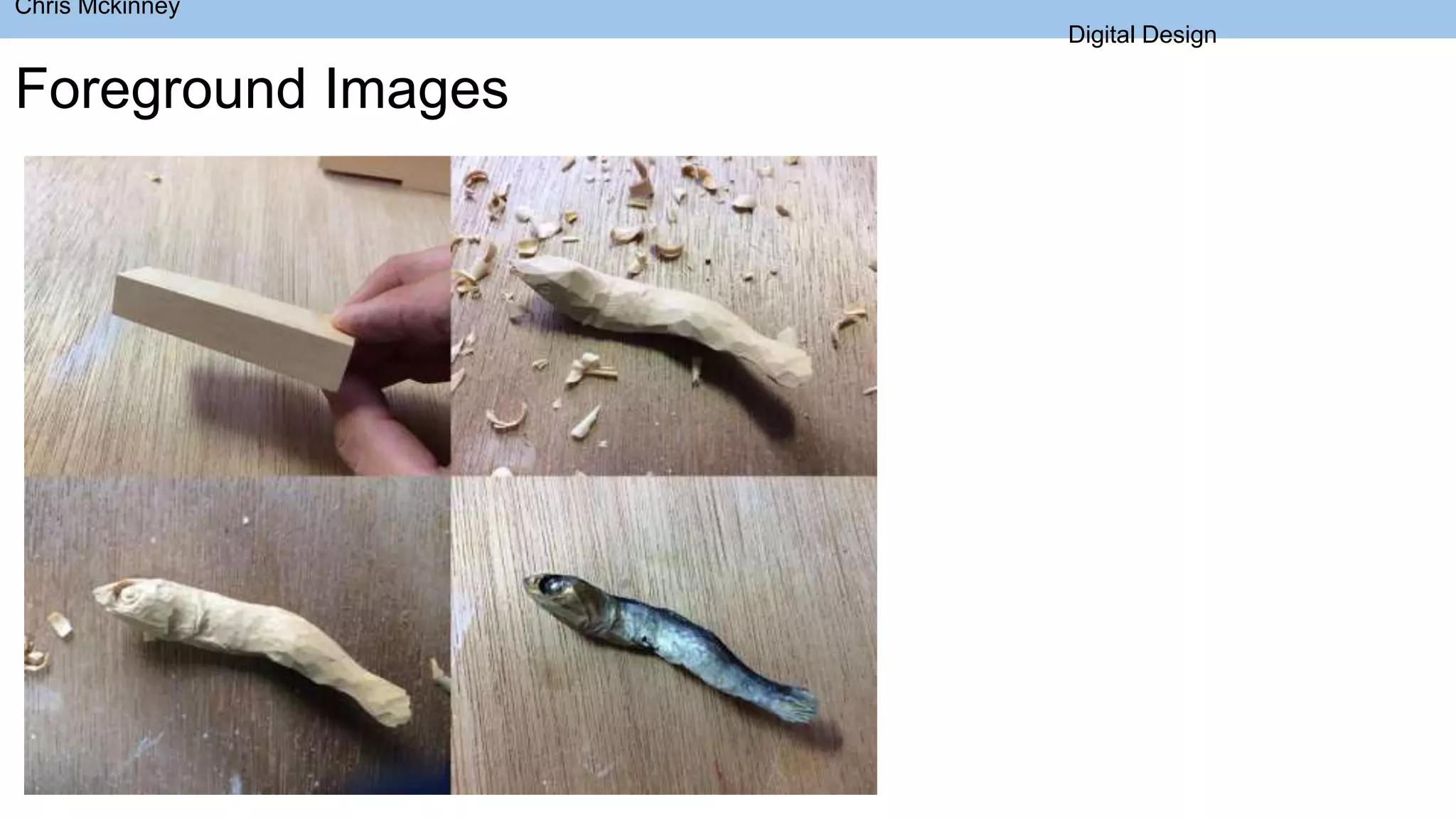 Chris Mckinney
Digital Design
Foreground Images
 