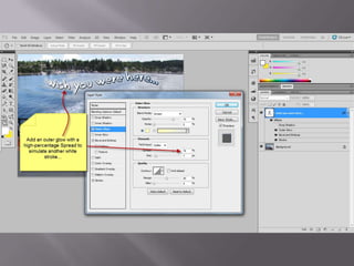 Photoshop text effects