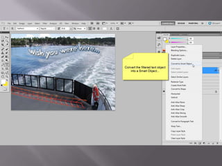 Photoshop text effects