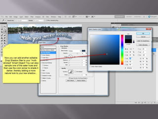 Photoshop text effects