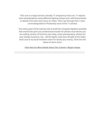 Photoshop tutorial | PDF