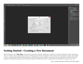 Intro to Adobe Photoshop | PDF