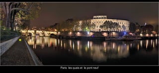 Paris les quais et le pont neuf
 