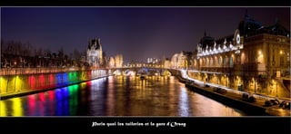 Paris quai les tuileries et la gare d’Orsay
 