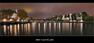 Paris le pont des Arts
 