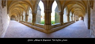 Cloître Abbaye de Royaumont Val d’Oise France
 