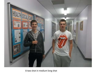 A two shot in medium long shot
 