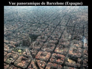 Vue panoramique de Barcelone (Espagne)
 