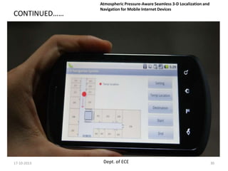 3d navigation and localization | PPTX
