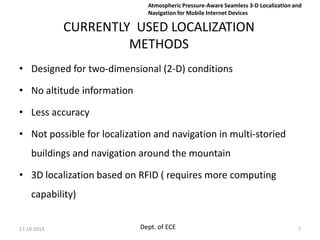3d navigation and localization | PPTX
