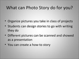 Photo Story 3 Slide Show | PPT