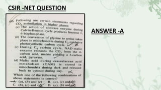 CSIR -NET QUESTION
ANSWER -A
 