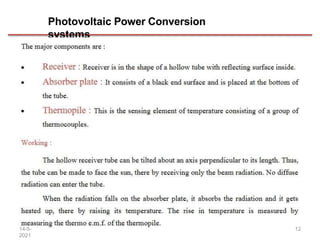Photovoltaic Power Conversion
systems
14-5-
2021
12
 