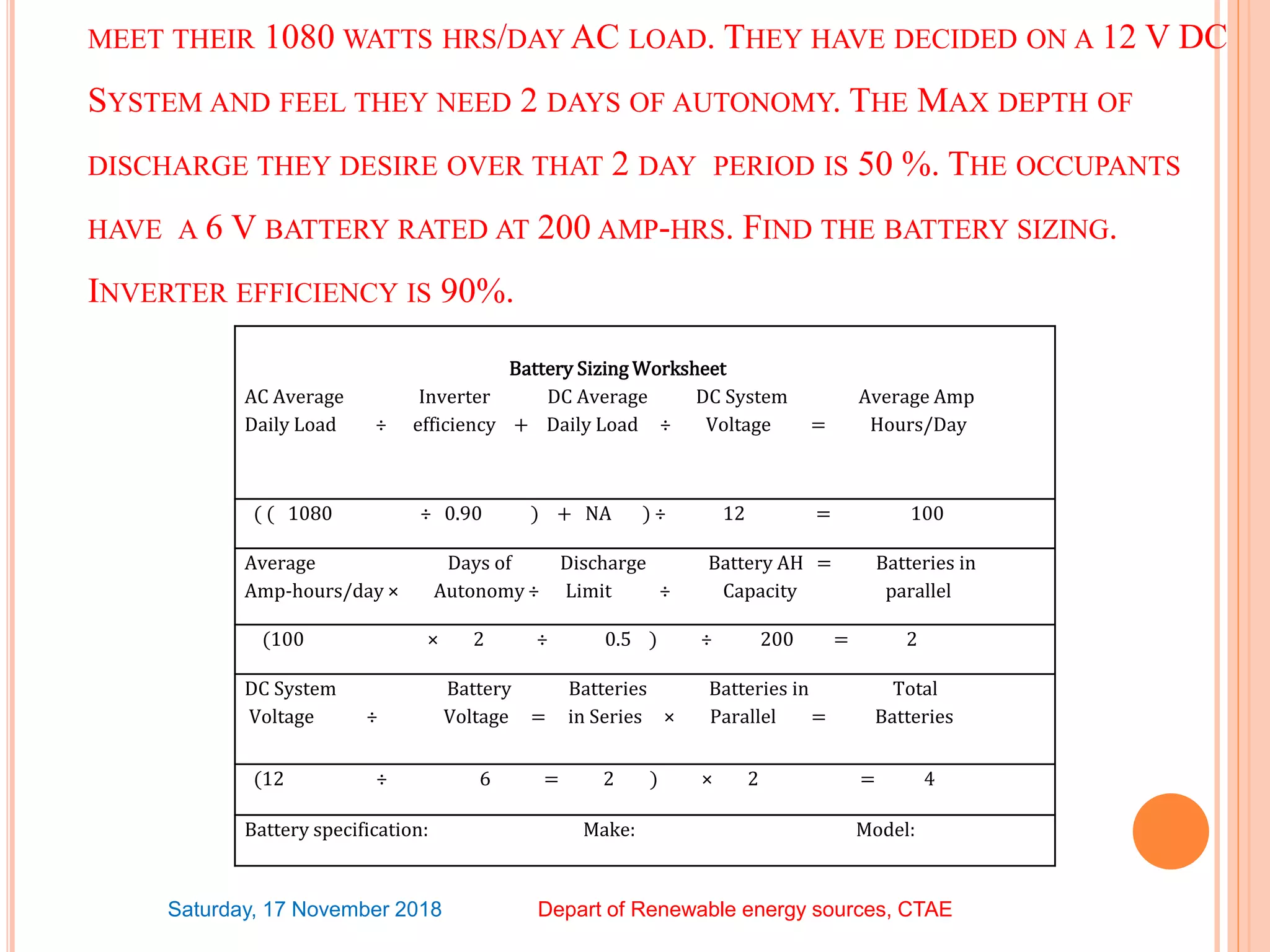 Photovoltaic modules & sizing of pv system | PPTX