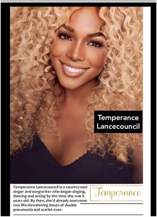 News & Interviews, Temperance Lancecouncil Releases Globally We Sing; Erase 19