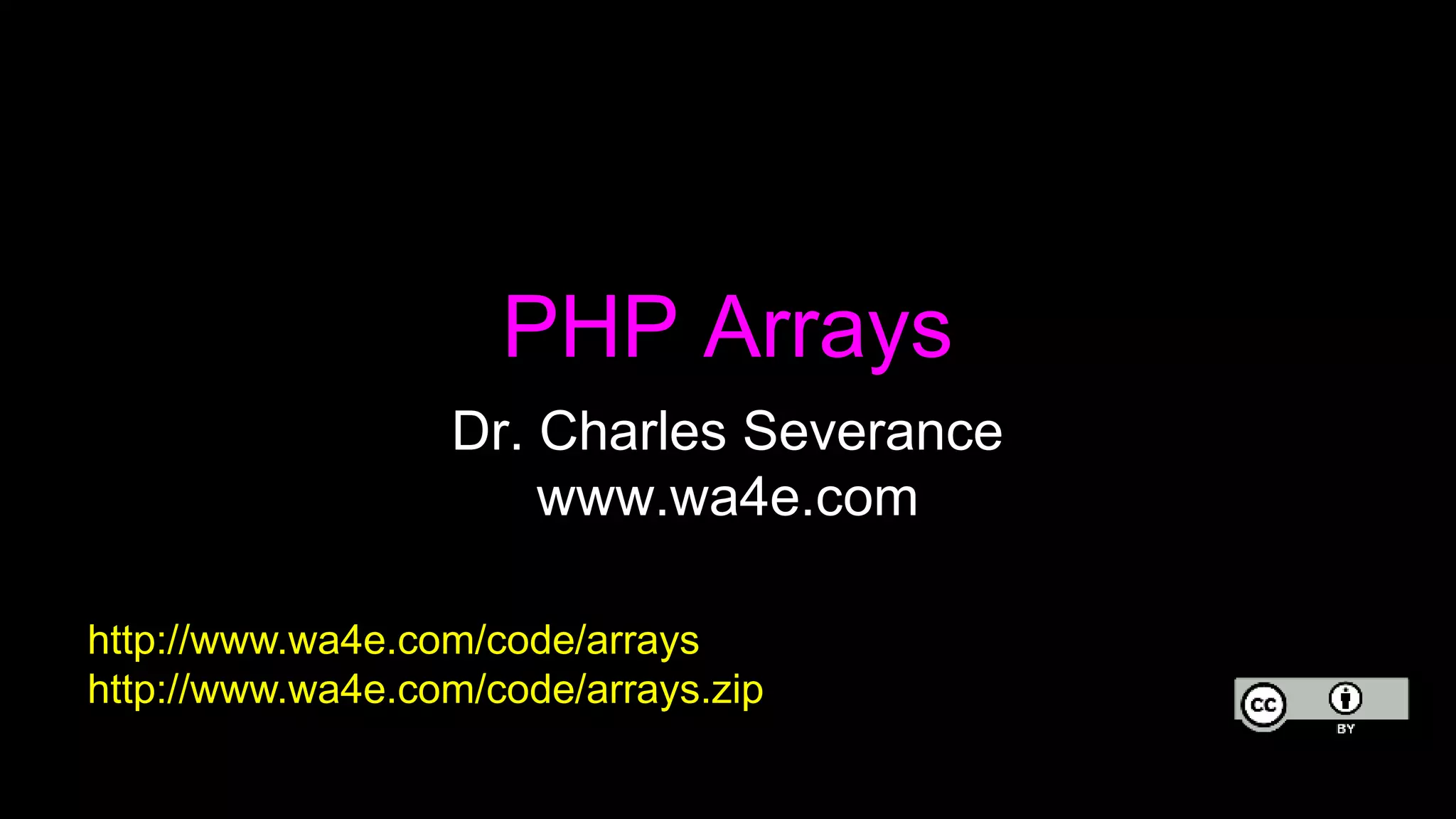 PHP-04-Arrays.ppt