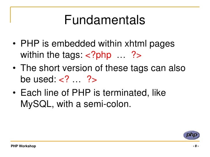 PHP Powerpoint Teach PHP with this