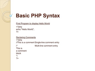 PHP is an open source software