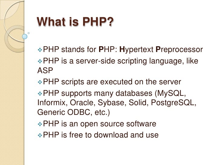 Php