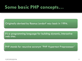 php for beginners' | PPT
