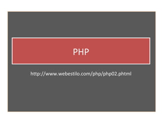 PHP

http://www.webestilo.com/php/php02.phtml
 