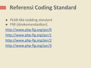 PHP Tips & Trik Lanjutan: Clean Code dan Coding Standar | PDF